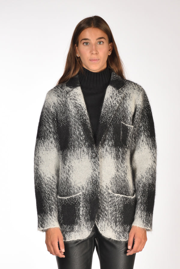 Sanfredi Giacca Monopetto Bianco/nero Donna-2