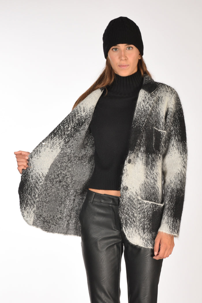 Sanfredi Giacca Monopetto Bianco/nero Donna - 6