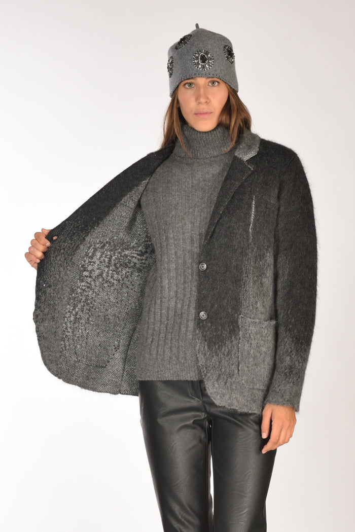 Sanfredi Giacca Monopetto Grigio Donna - 6