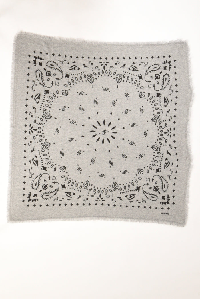 Kujten Bandana Di Maglia Grigio Chiaro Donna - 1