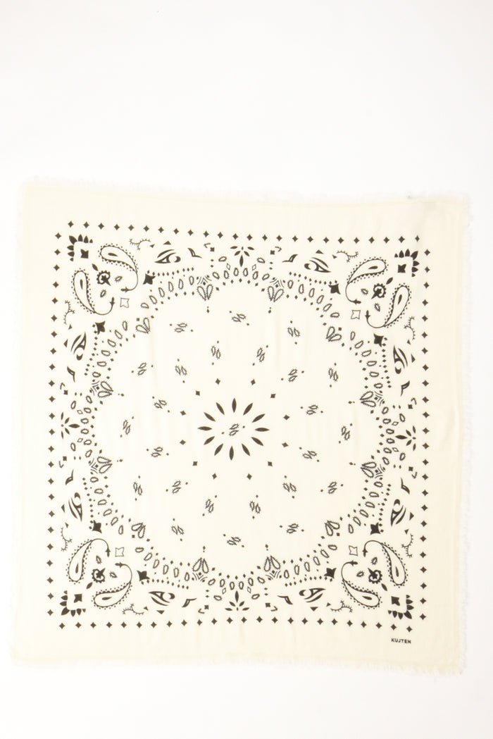 Kujten Bandana Di Maglia Bianco Donna - 1