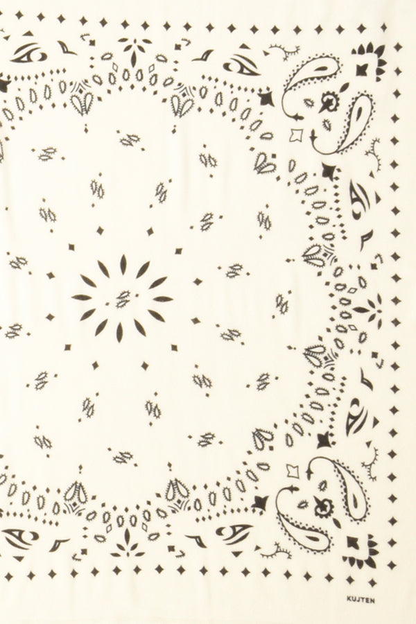 Kujten Bandana Di Maglia Bianco Donna-2