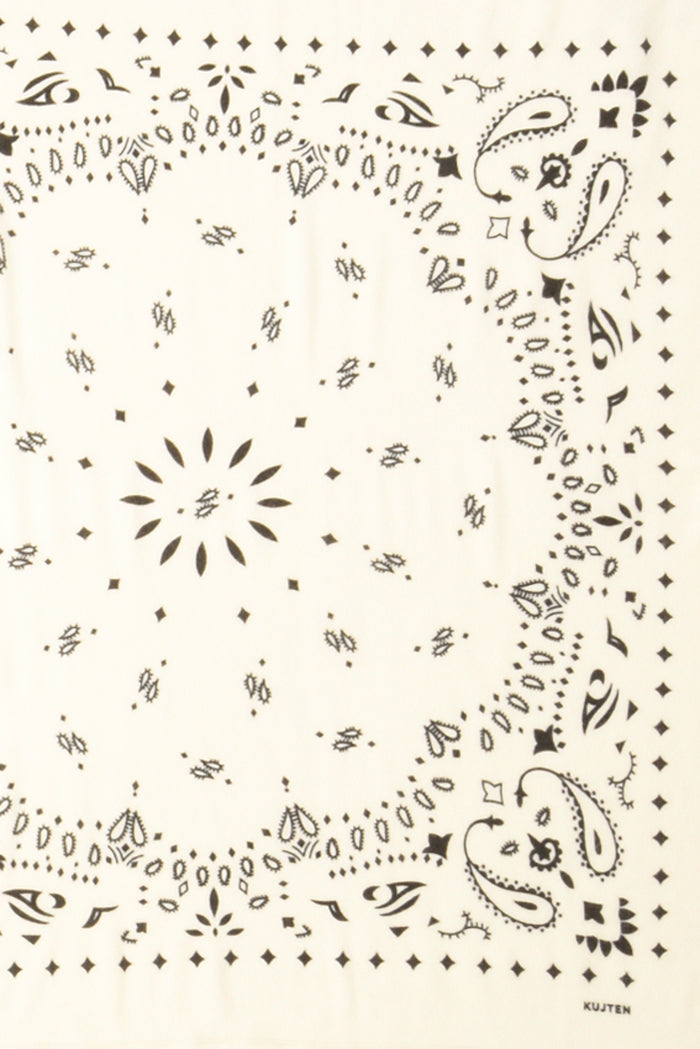 Kujten Bandana Di Maglia Bianco Donna - 2