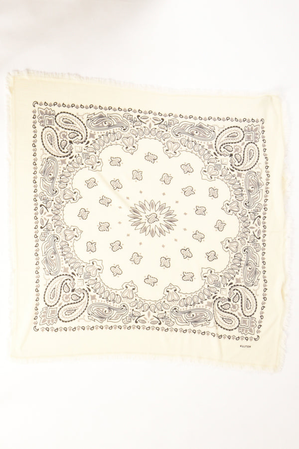 Kujten Bandana Hachiko Bianco/grigio Donna