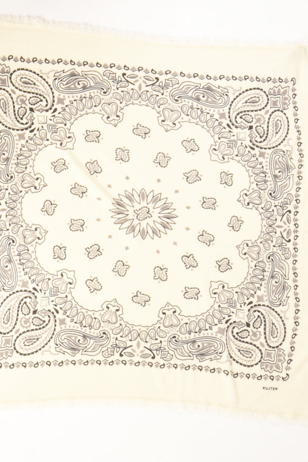 Kujten Bandana Hachiko Bianco/grigio Donna-2