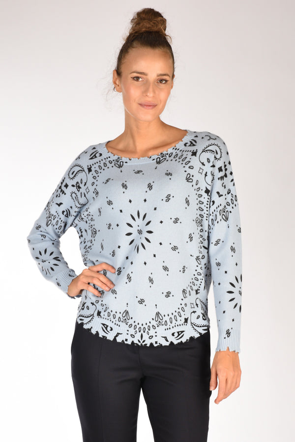 Kujten Maglia Melabandana Azzurro Donna
