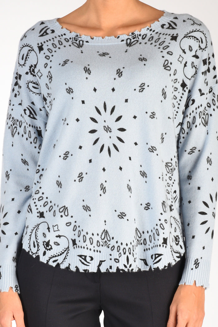 Kujten Maglia Melabandana Azzurro Donna - 3