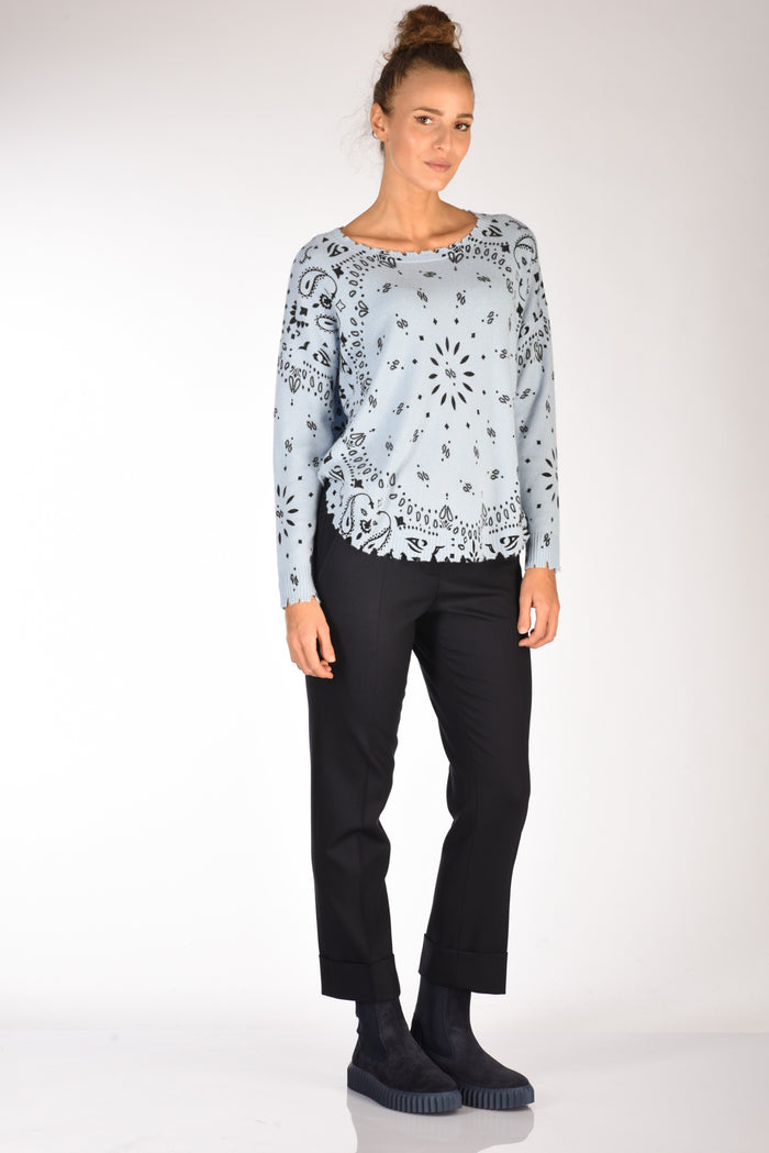 Kujten Maglia Melabandana Azzurro Donna - 4