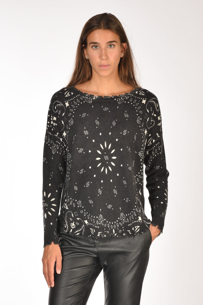 Kujten Maglia Melabandana Nero Donna - 1