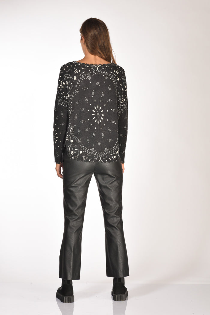 Kujten Maglia Melabandana Nero Donna - 5
