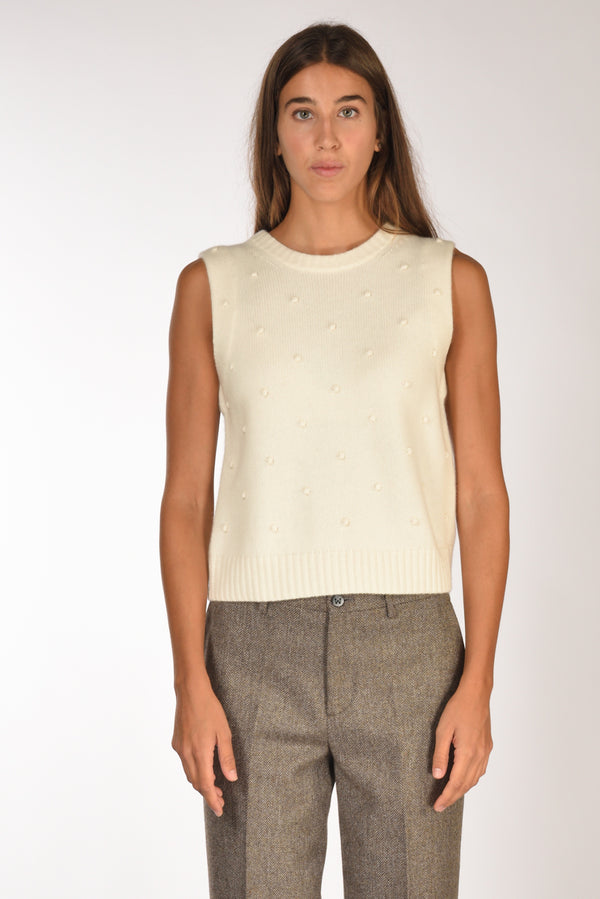 Kujten Maglia Sol Bianco Donna-2