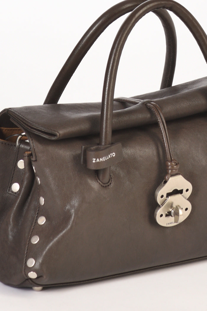 Zanellato Borsa Dotta S Marrone Donna - 4