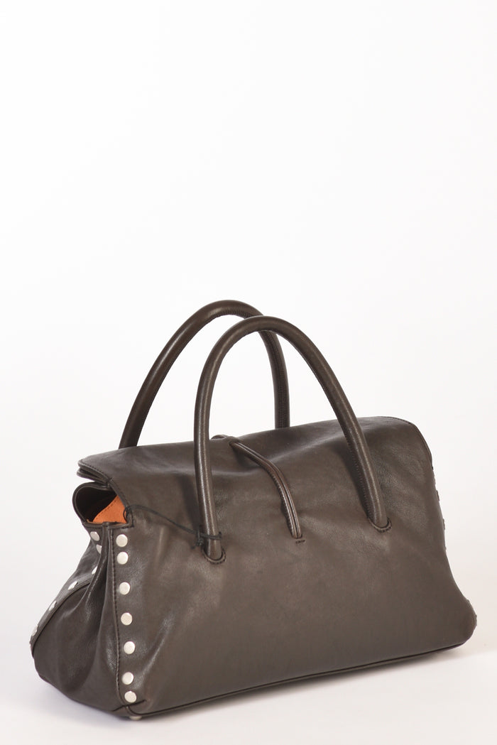 Zanellato Borsa Dotta S Marrone Donna - 5