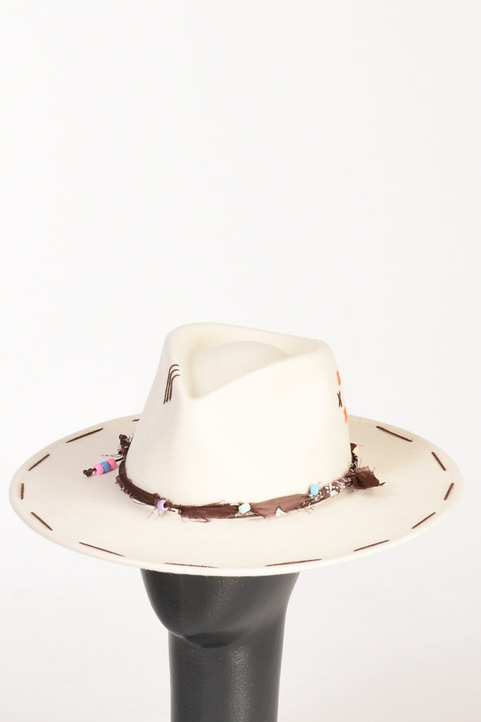 The Hat Gang Cappello Bandana Bianco Donna - 4