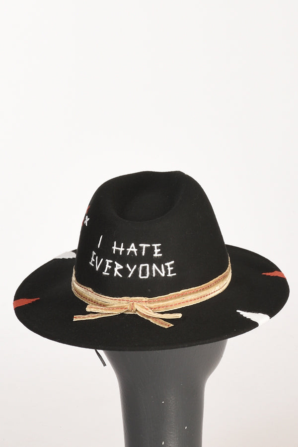 The Hat Gang Cappello Classico Nero Donna
