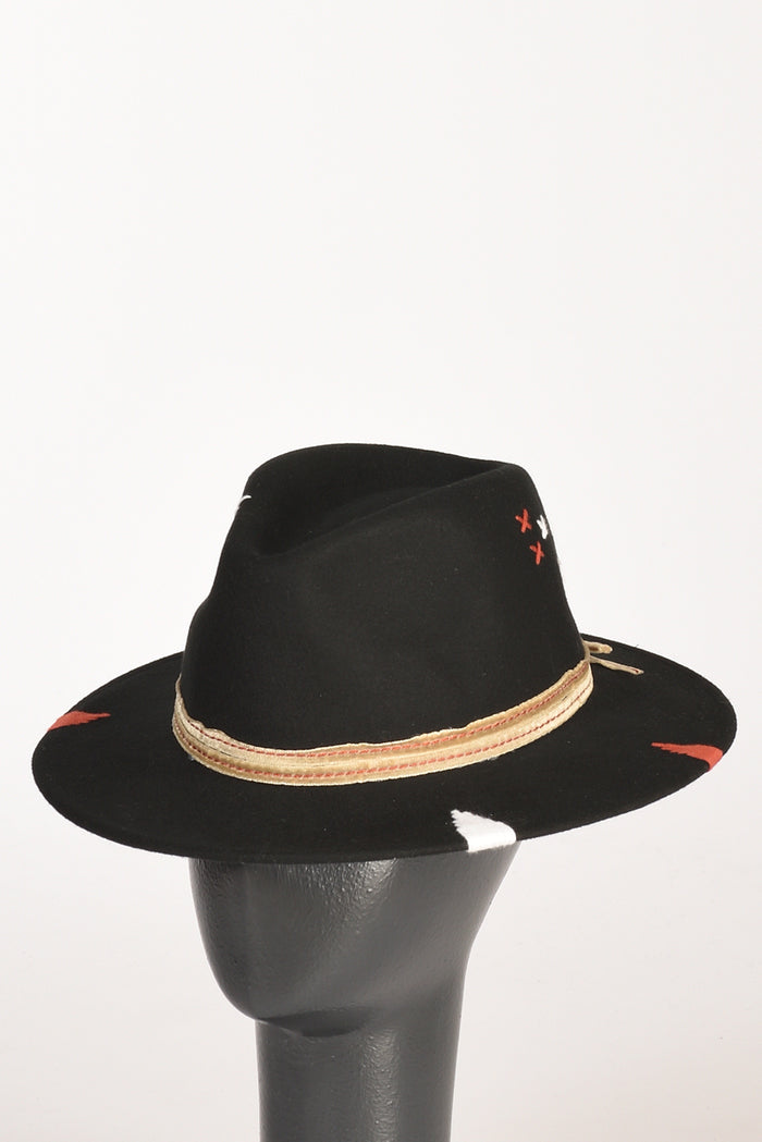 The Hat Gang Cappello Classico Nero Donna - 2