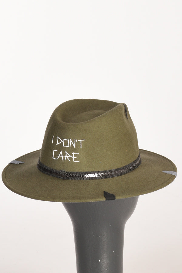 The Hat Gang Cappello Classico Verde Donna