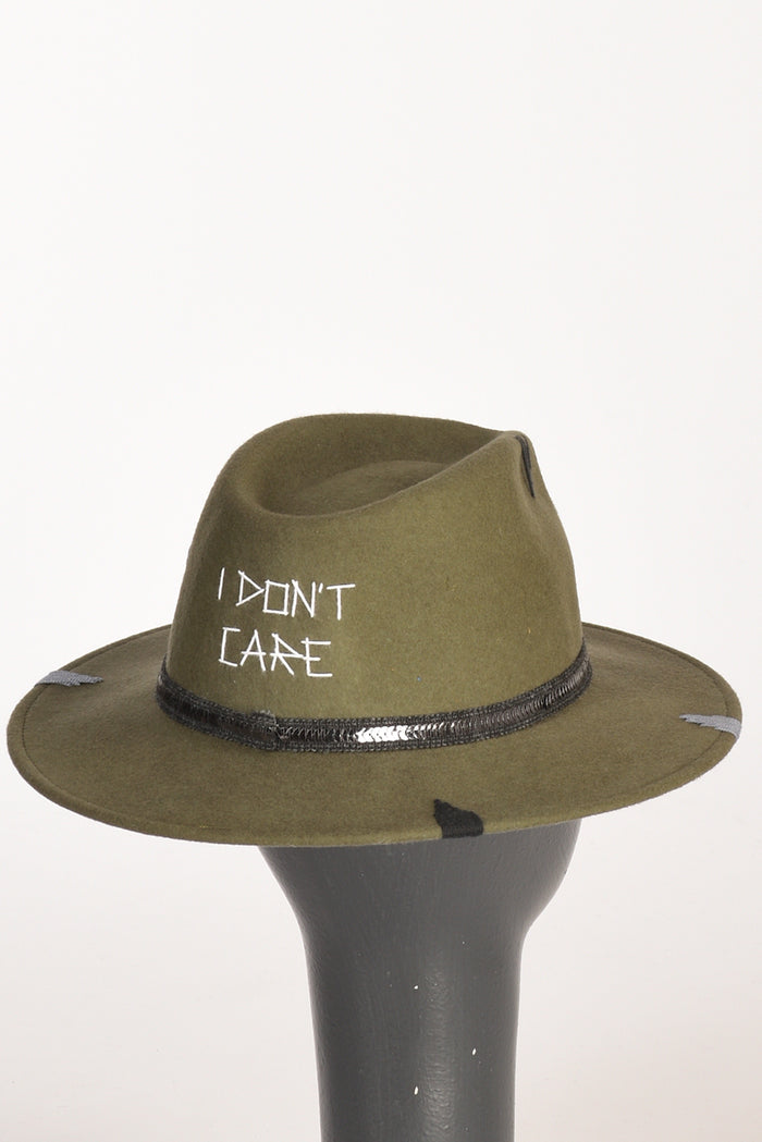 The Hat Gang Cappello Classico Verde Donna - 1