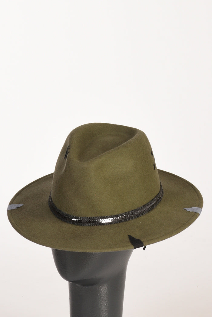 The Hat Gang Cappello Classico Verde Donna - 2