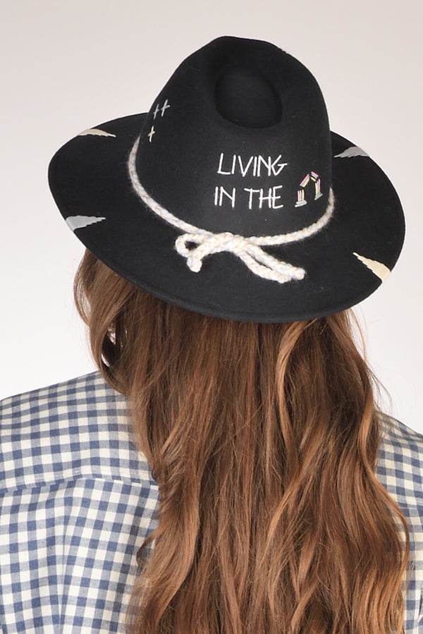 The Hat Gang Cappello Classico Blu Donna
