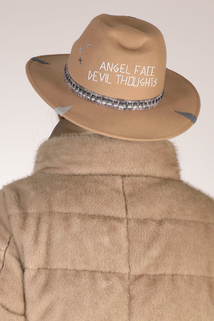 The Hat Gang Cappello Classico Beige/grigio Donna - 1