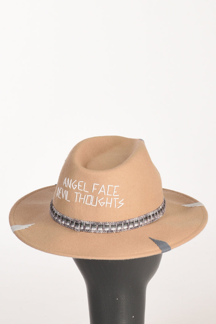 The Hat Gang Cappello Classico Beige/grigio Donna - 1