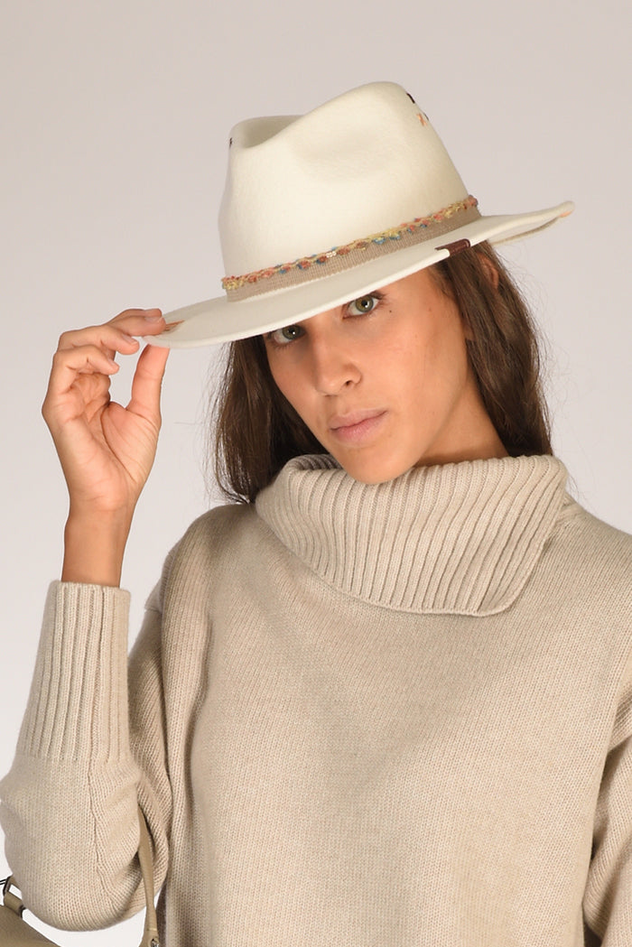 The Hat Gang Cappello Classico Bianco Donna - 2