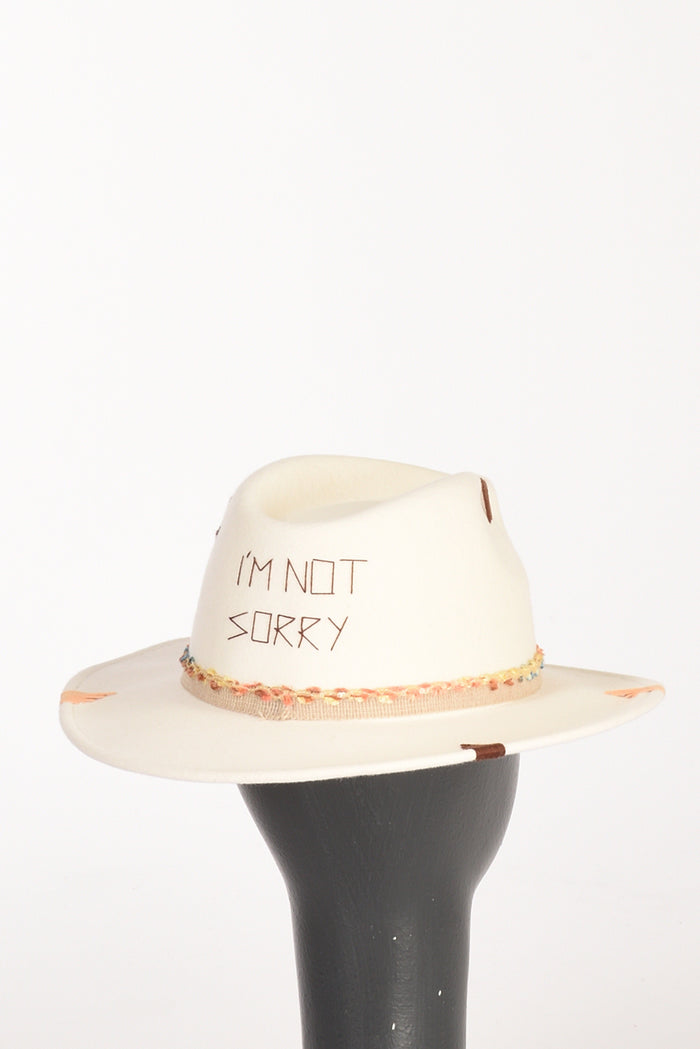 The Hat Gang Cappello Classico Bianco Donna - 3