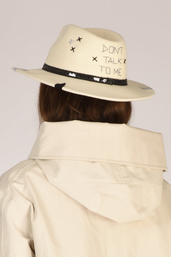 The Hat Gang Cappello Classico Bianco/grigio Donna