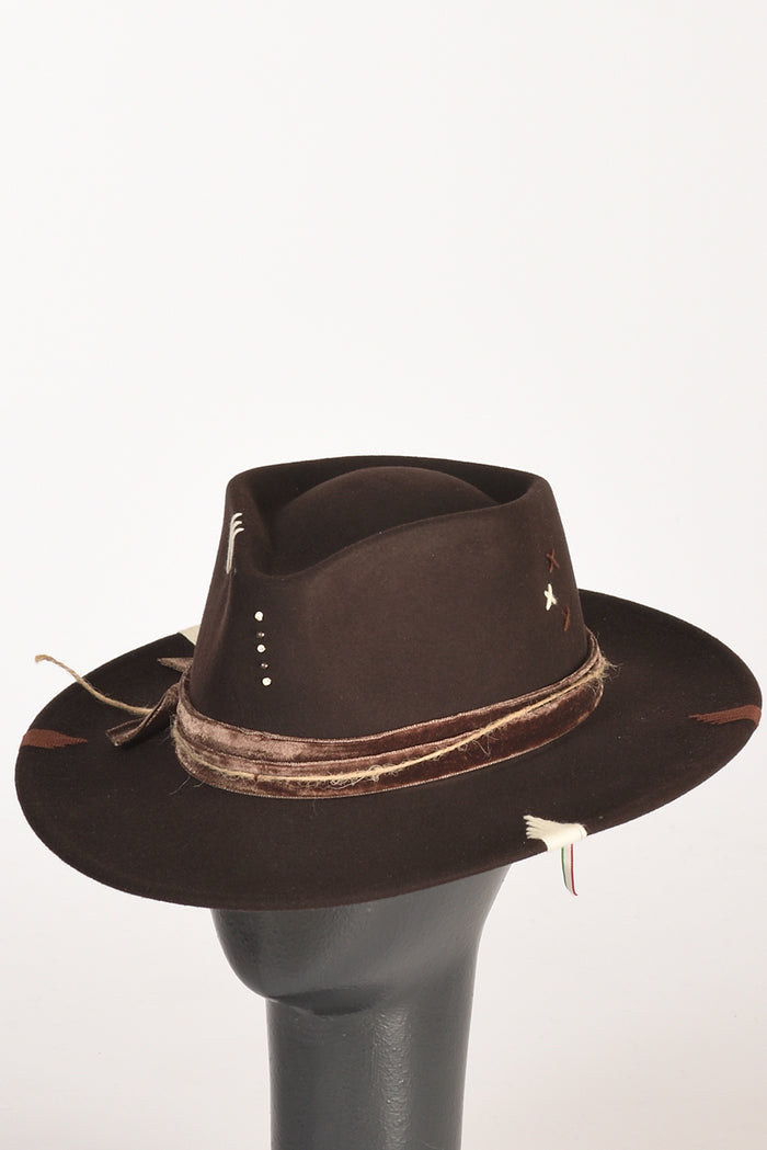 The Hat Gang Cappello Cy Marrone Donna - 2