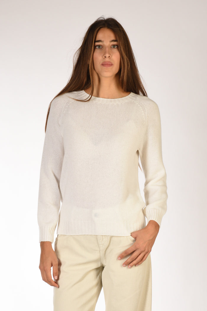 Five Maglia Girocollo Bianco Donna - 1