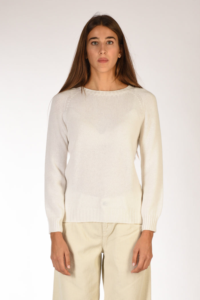 Five Maglia Girocollo Bianco Donna - 2