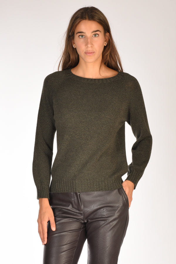 Five Maglia Girocollo Verde Mel/ Donna
