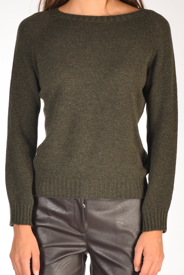 Five Maglia Girocollo Verde Mel/ Donna - 3