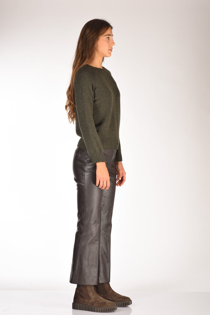 Five Maglia Girocollo Verde Mel/ Donna - 4