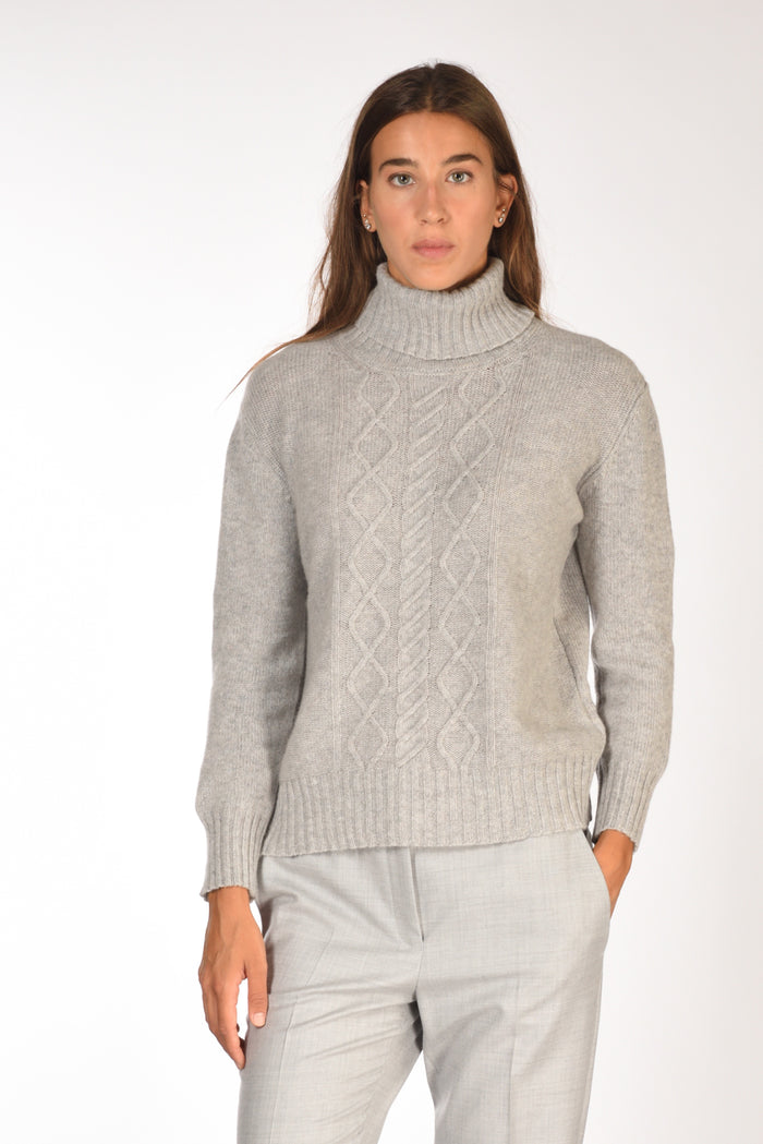Five Collo Alto Grigio Donna - 1