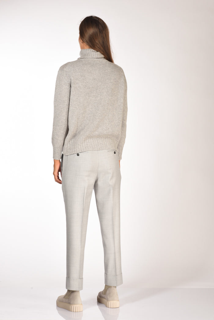 Five Collo Alto Grigio Donna - 5