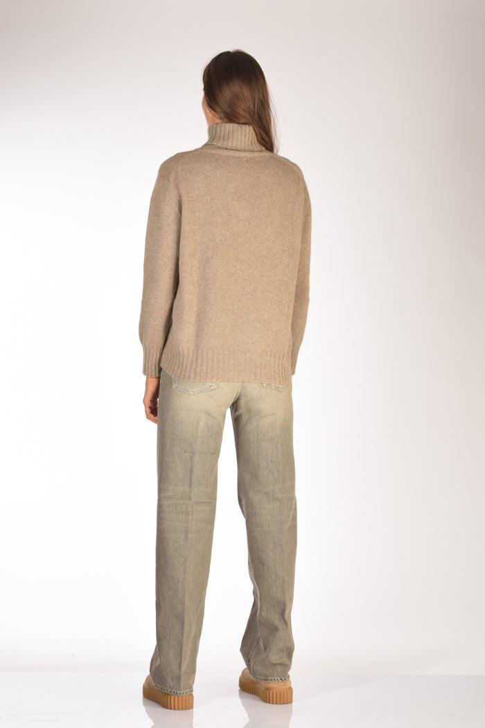 Five Collo Alto Marrone Chiaro Donna - 5