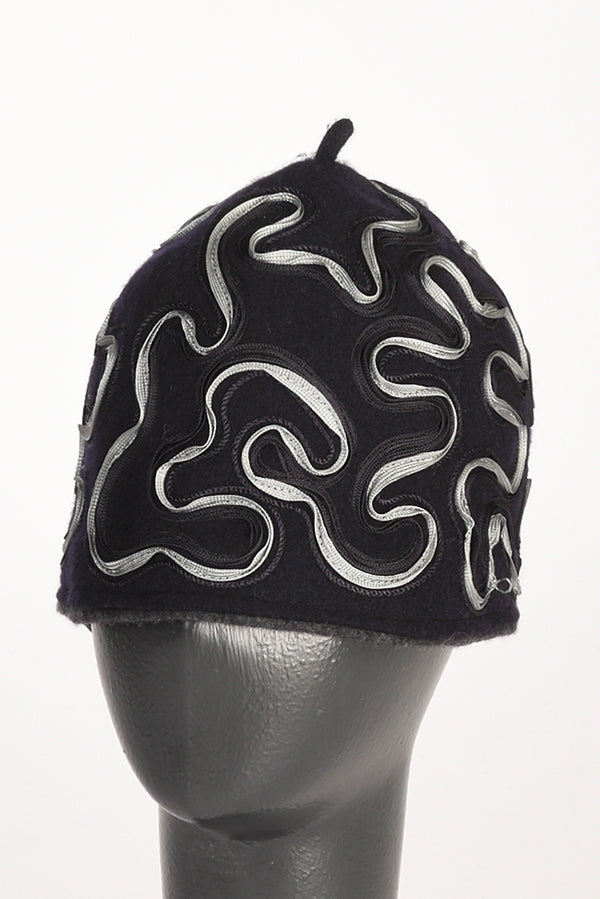 Le Chapeau Cappello Decorato Blu Donna-2