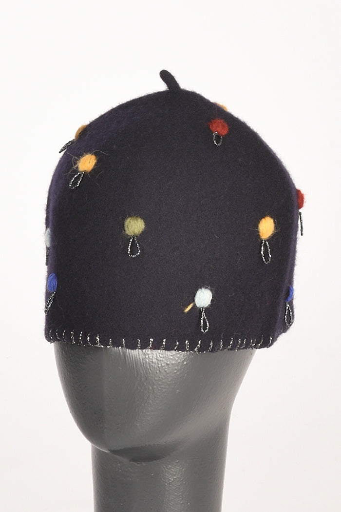 Le Chapeau Cappello Decorato Blu Donna - 2