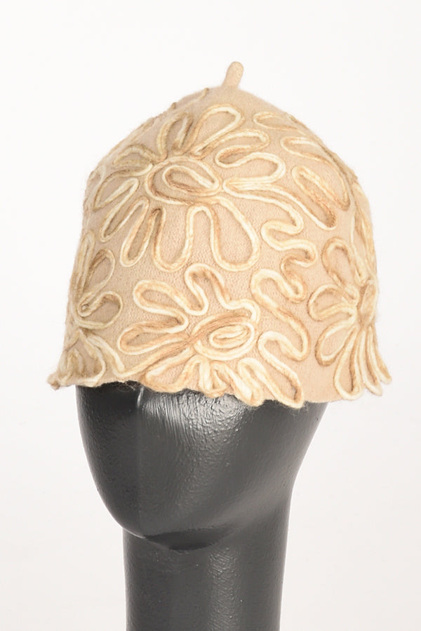 Le Chapeau Cappello Decorato Beige Donna-2