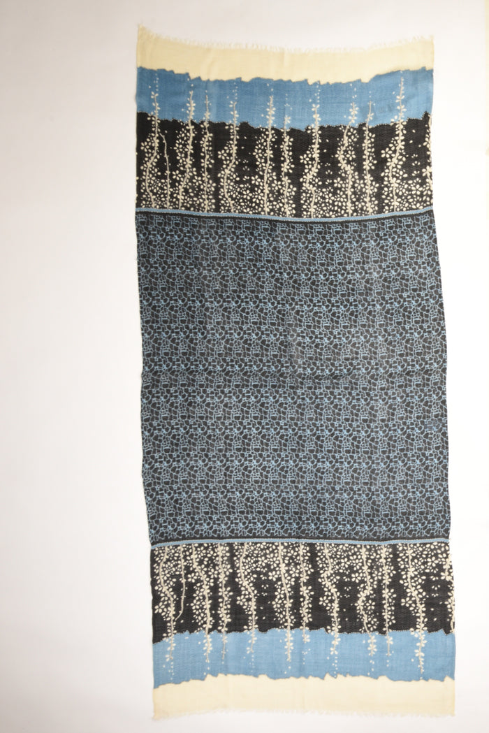 Pyaar Sciarpa Stampata Blu/azzurro Donna - 3