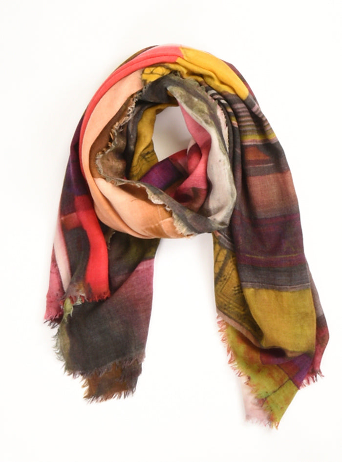 Suvira Sciarpa Stampata Multicolor Donna - 3