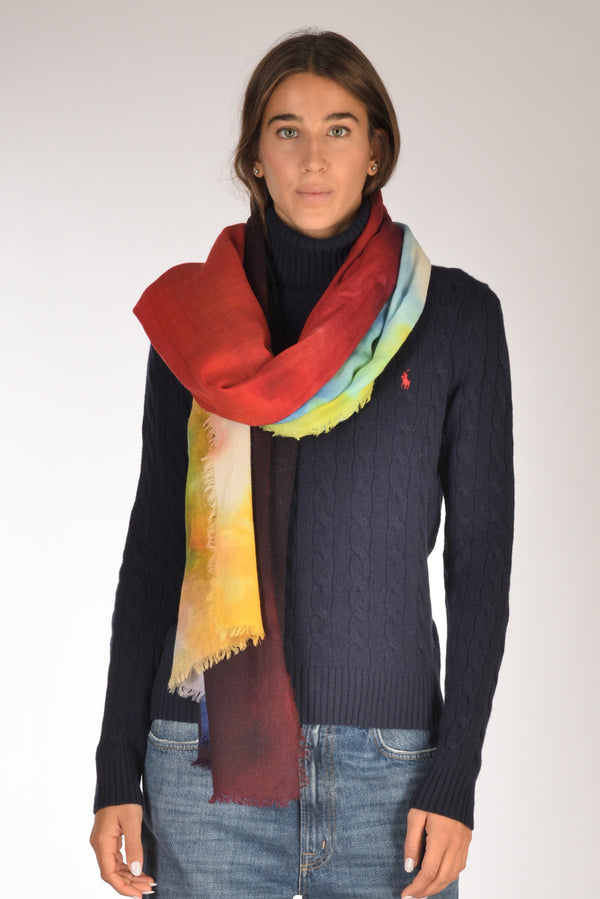 Suvira Sciarpa Stampata Multicolor Donna