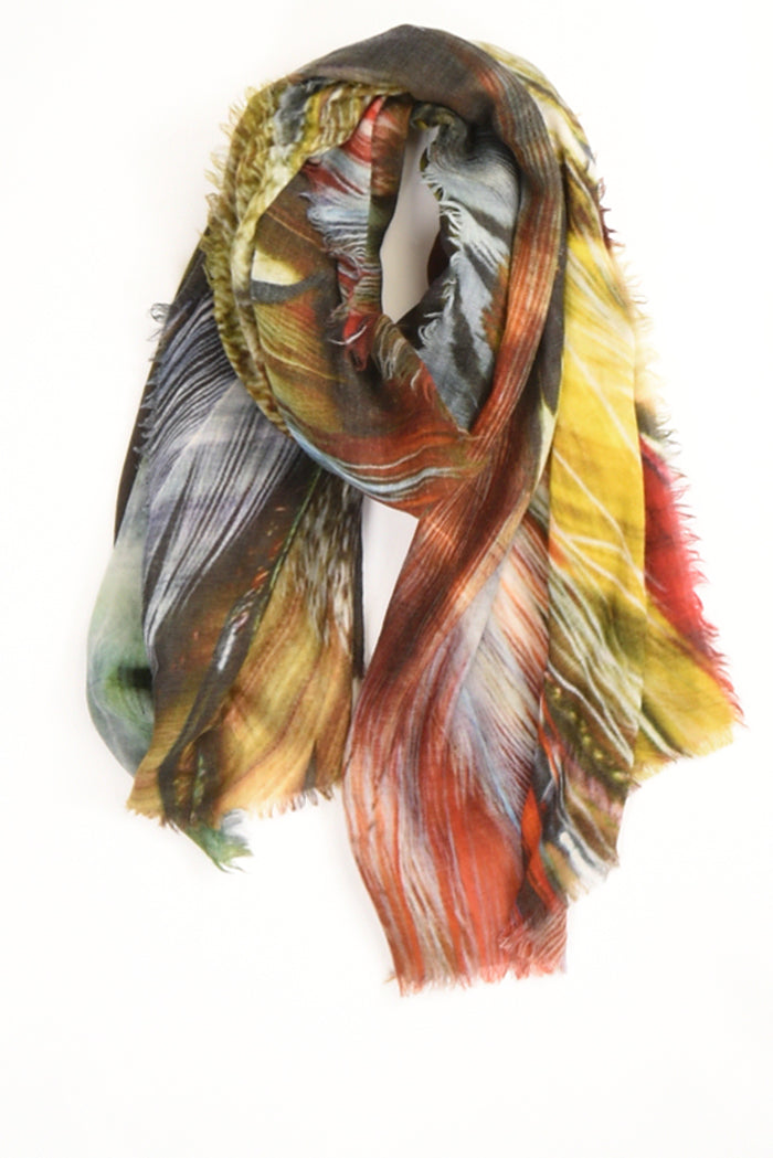 Suvira Sciarpa Stampata Multicolor Donna - 3