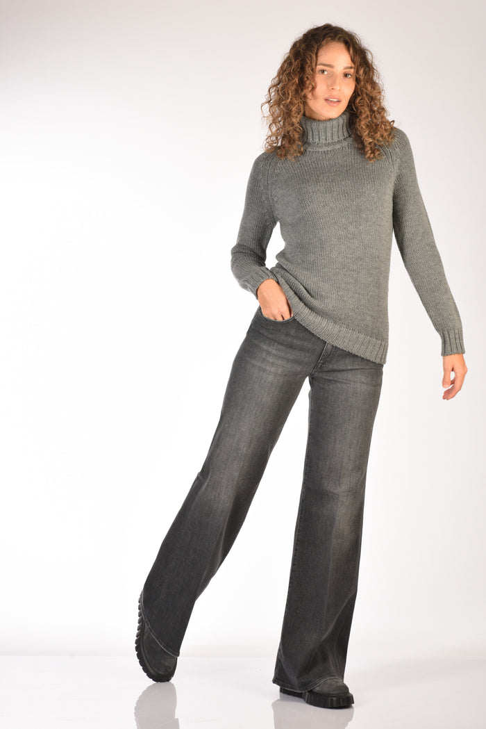 (+) People Jeans Emilia Grigio Scuro Donna - 2