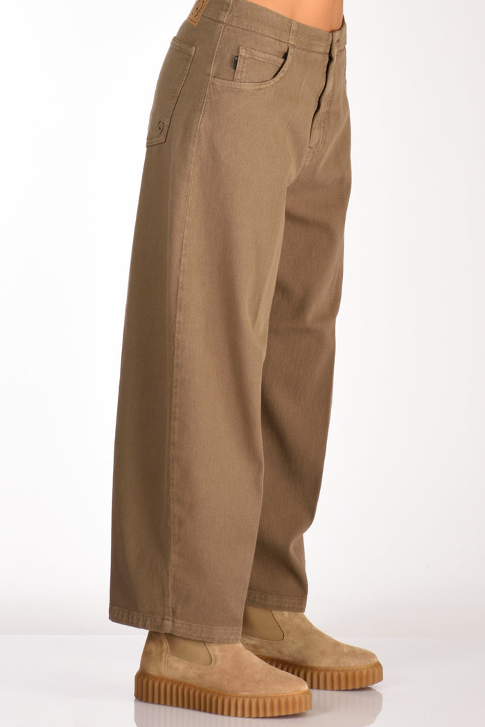 (+) People Jeans Marion Beige Scuro Donna - 5