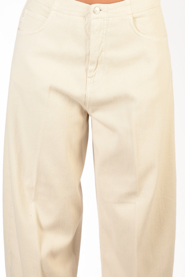 (+) People Jeans Marion Bianco Naturale Donna - 4
