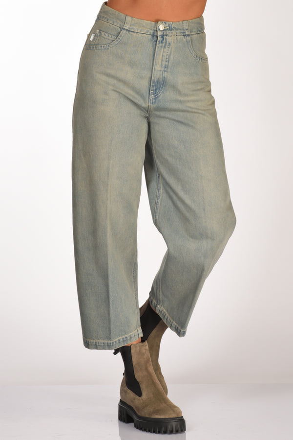 (+) People Jeans Marion Beige/azzurro Donna