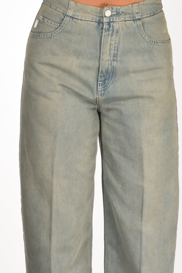 (+) People Jeans Marion Beige/azzurro Donna - 4